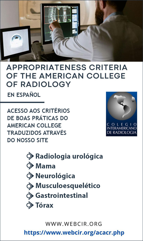 TRADUCCIONES AL ESPAÑOL DE APPROPRIATENESS CRITERIA OF THE AMERICAN COLLEGE OF RADIOLOGY